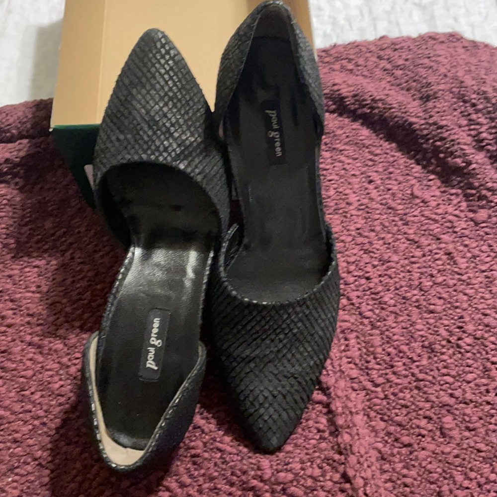 black snake 2” slip on heels,great style